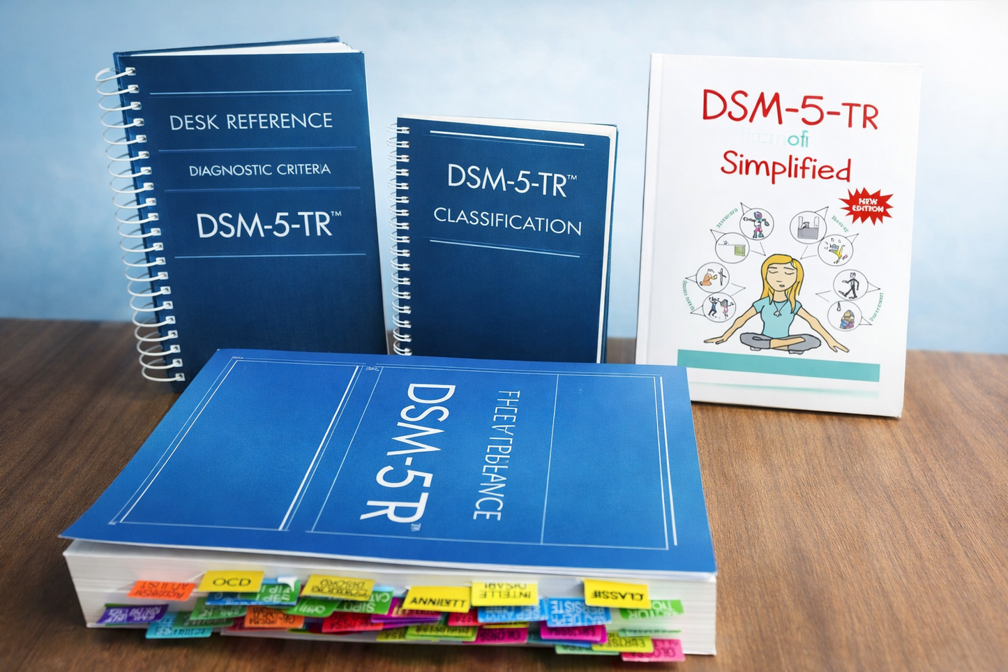 DSM 5 TR + Index tab, Desk Reference Spiral, Classification & DSM SIMPLIFIED