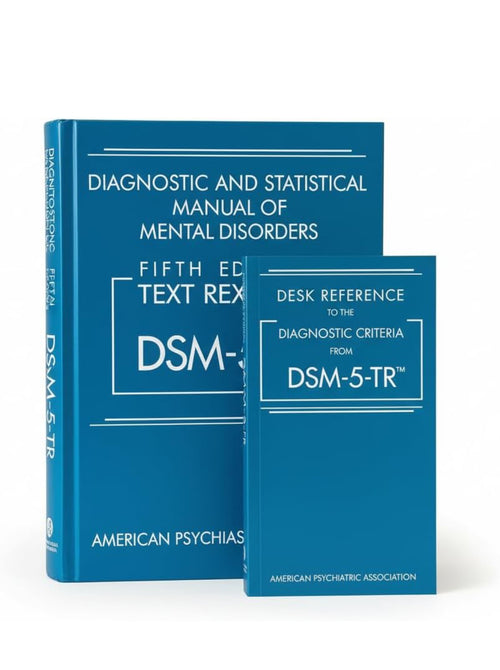 Diagnostic and Statistical Manual: DSM-5-TR HARDCOVER + DESK REFERENCE PAPERBACK