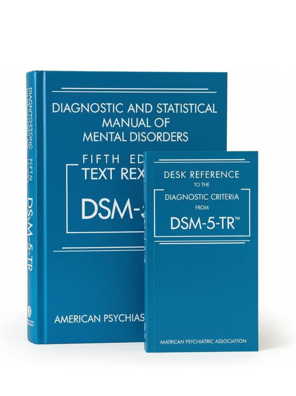 Diagnostic and Statistical Manual: DSM-5-TR HARDCOVER + DESK REFERENCE PAPERBACK