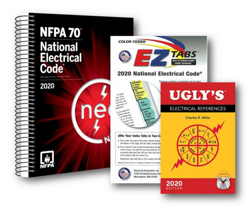 NFPA 70 National Electrical Code (NEC) Spiralbound Ugly's Package 2020 Editions