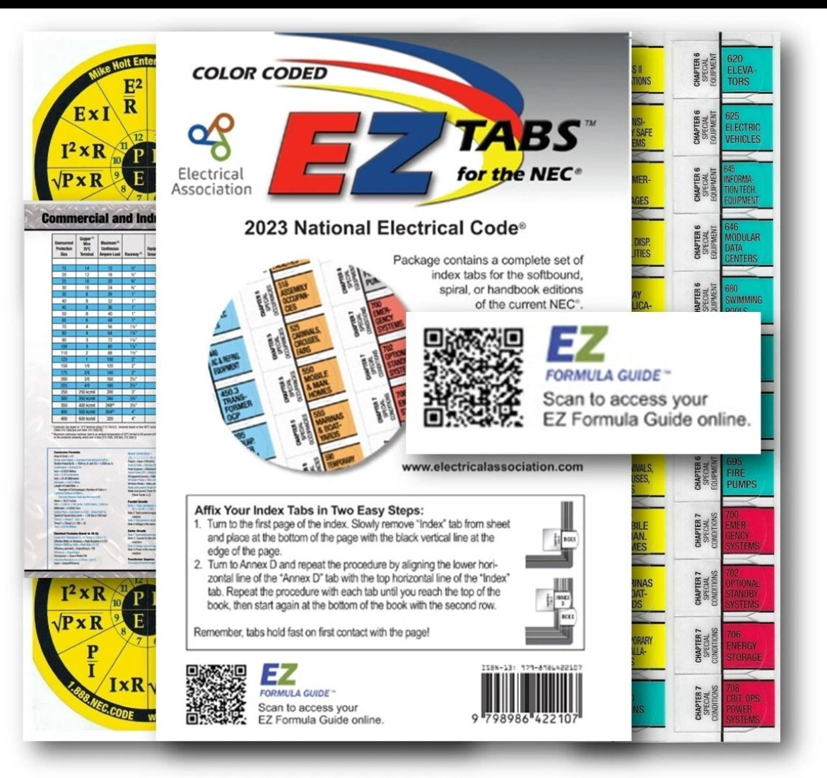 2023 Ugly’s Electrical References, EZ Tabs, Wire Chart & Ohm's Stickers
