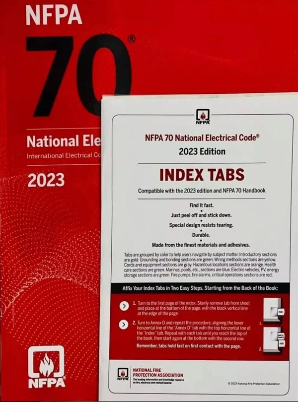 NFPA 70 National Electrical Code NEC 2023 With Tabs